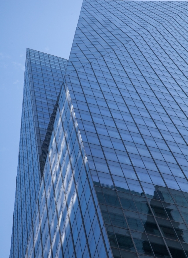 Curtain Wall with reflection