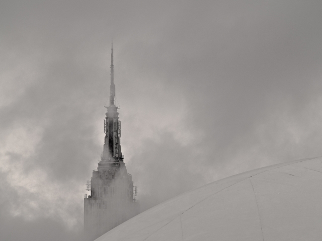 Emipre State in Clouds – NYC